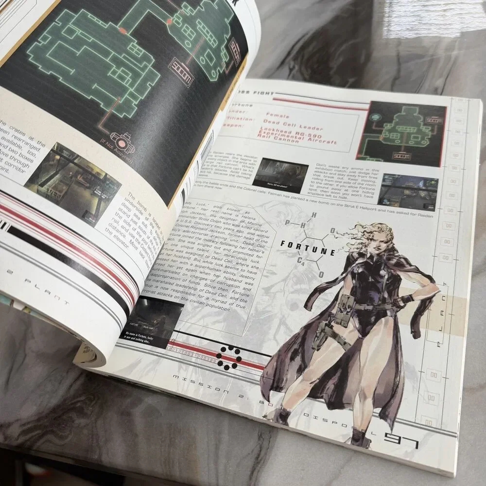 Metal Gear Solid 2 MGS2 Sons of Liberty Strategy Guide BradyGames PS2 W/Poster